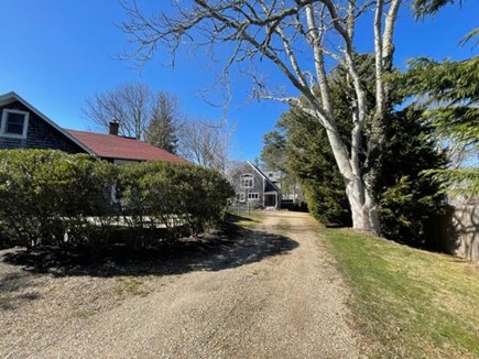Vineyard Haven Martha's Vineyard vacation rental - Driveway approach to Guest House