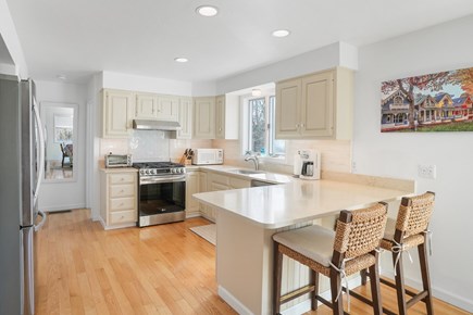 Edgartown Martha's Vineyard vacation rental - Well equipped kitchen with lots of daylighting.