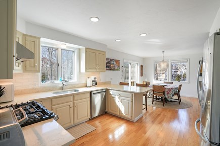 Edgartown Martha's Vineyard vacation rental - Open kitchen plan layout which makes for great times cooking.