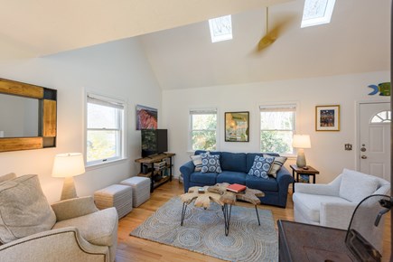 Edgartown Martha's Vineyard vacation rental - Lovely sun drenched open plan living area.