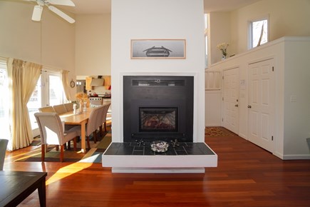 Vineyard Haven Martha's Vineyard vacation rental - Wall mounted wood burning fireplace
