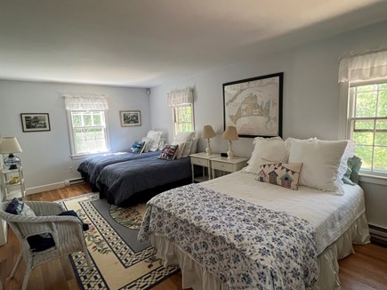 Vineyard Haven Martha's Vineyard vacation rental - Back Bedroom [Queen Bed and two Single Beds] (with Private Bath)