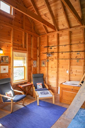 Chilmark, Guest Cottage Martha's Vineyard vacation rental - Sit and enjoy the quiet while the fan quietly spins above