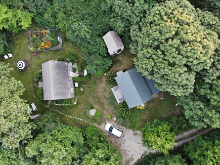 Chilmark, Guest Cottage Martha's Vineyard vacation rental - Layout of all three cottages