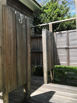 West Tisbury Martha's Vineyard vacation rental - Private outdoor shower.