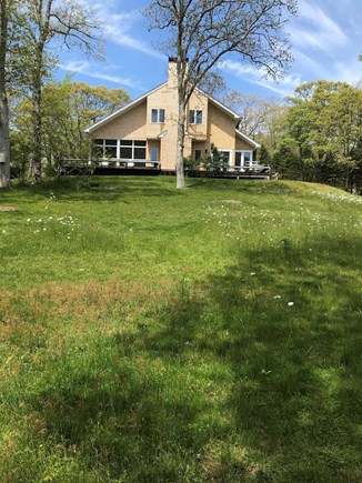 West Tisbury Martha's Vineyard vacation rental - Lawn area perfect for frisbee and wiffle ball games!
