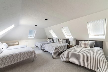 Edgartown Martha's Vineyard vacation rental - 2nd Floor: Bedroom #5 3 Full Beds and 2 Twin Beds