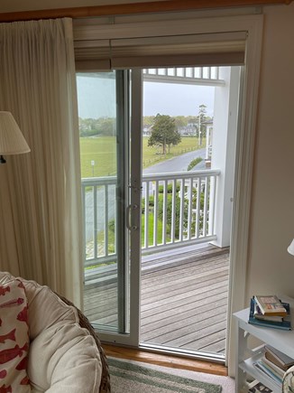Oak Bluffs Martha's Vineyard vacation rental - View of Waban Park from the living room and cover deck.