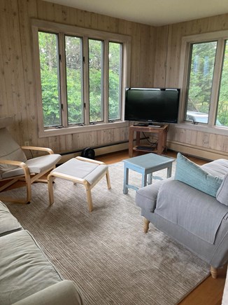 Chappaquiddick Martha's Vineyard vacation rental - Comfortable and casual TV/den with flat screen TV, and DVD player