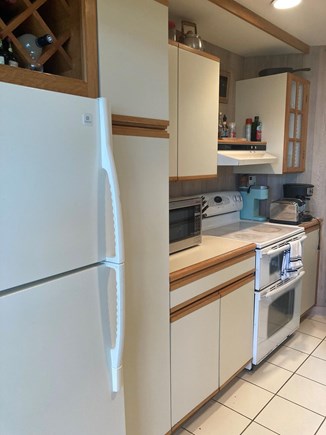 Chappaquiddick Martha's Vineyard vacation rental - The left side view of the contemporary kitchen.