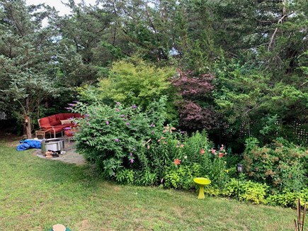 Oak Bluffs Martha's Vineyard vacation rental - View of patio beside garden area