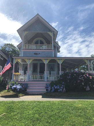 Oak Bluffs Martha's Vineyard vacation rental - Great porch with rocking chairs! Sit back and relax!