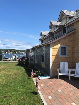 Oak Bluffs Martha's Vineyard vacation rental - Brick patio for grilling and sitting with views of the harbor!
