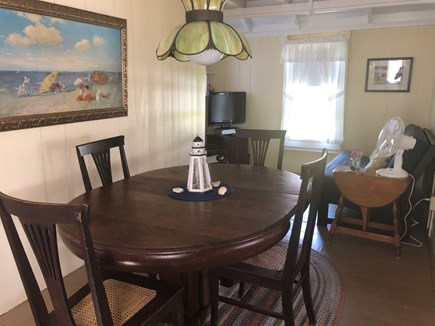 Oak Bluffs Martha's Vineyard vacation rental - Dining area and tv area with futon!