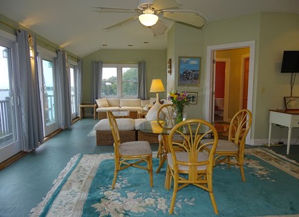 Oak Bluffs, On Lagoon Pond Martha's Vineyard vacation rental - Upstairs master suite with private living area, water views