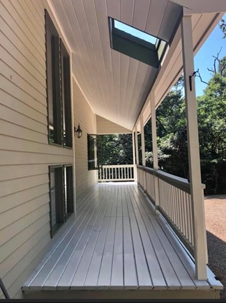 Oak Bluffs Martha's Vineyard vacation rental - Front porch with views to gardens and plenty of shade