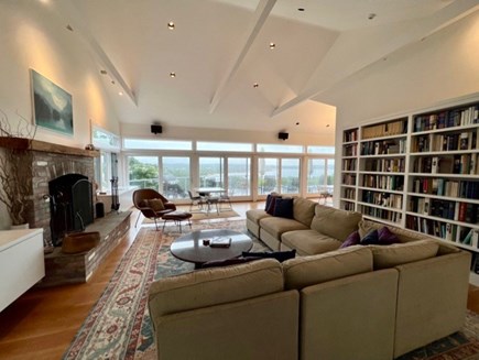 Aquinnah Martha's Vineyard vacation rental - Expansive water views from the living room, dining room & kitchen
