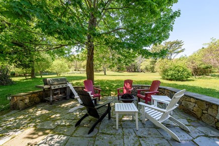 West Tisbury Martha's Vineyard vacation rental - Patio and back yard
