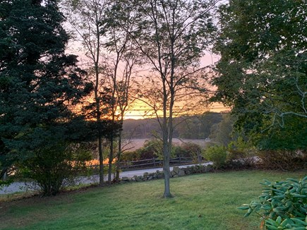 West Tisbury Martha's Vineyard vacation rental - View of Seth's Pond out the front windows