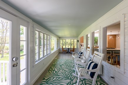 West Tisbury Martha's Vineyard vacation rental - Interior front porch (four season)