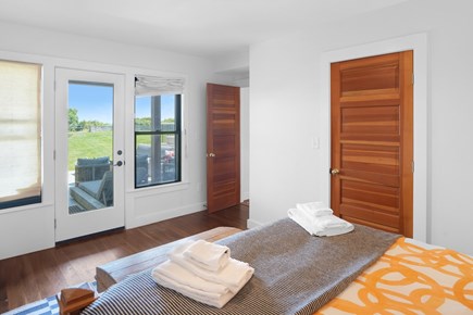 Oak Bluffs, Waterfront Home on Nantucket S Martha's Vineyard vacation rental - 1st floor suite opens has waterviews and opens to a deck.