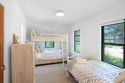 Oak Bluffs, Waterfront Home on Nantucket S Martha's Vineyard vacation rental - The Bunk Room has a twin and a set of bunks.