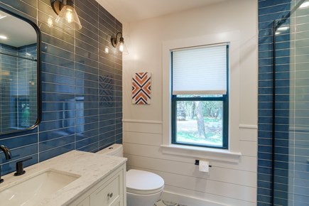 Oak Bluffs, Waterfront Home on Nantucket S Martha's Vineyard vacation rental - 1st floor primary newly renovated en suite bath.