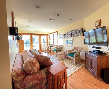 Chilmark, Oceanview Farm Martha's Vineyard vacation rental - Lower Level additional lounge/ living area