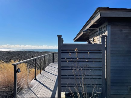 Seamist: Aquinnah Sunsets & Wa Martha's Vineyard vacation rental - Deck view