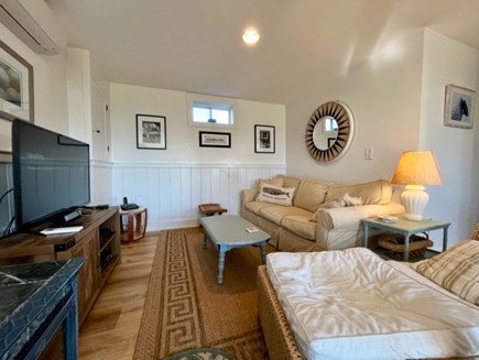 Aquinnah Martha's Vineyard vacation rental - Downstairs TV living space