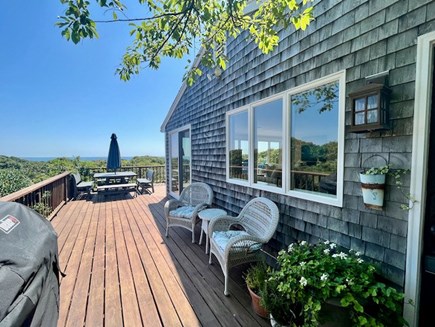 Aquinnah Martha's Vineyard vacation rental - Wrap around deck with expansive views of the Atlantic