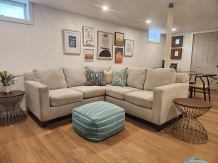 Oak Bluffs, Lagoon Heights Martha's Vineyard vacation rental - BASEMENT FAMILY ROOM