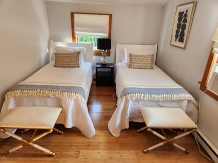 Oak Bluffs, Lagoon Heights Martha's Vineyard vacation rental - 2nd flr BR w/twin beds can be converted to a King-sized bed