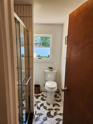 Oak Bluffs, Lagoon Heights Martha's Vineyard vacation rental - Newly renovated 1st floor bathroom with walk-in shower.