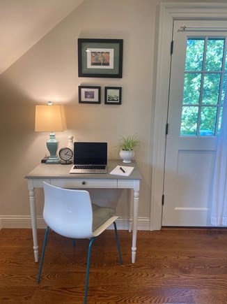 Edgartown Martha's Vineyard vacation rental - The bedroom has a desk stocked with basic desk essentials.