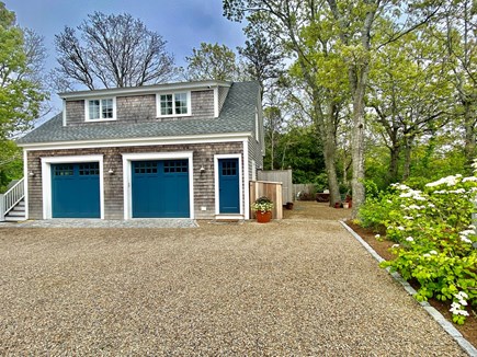 Edgartown Martha's Vineyard vacation rental - Great Harbor Getaway is on the 2nd floor. Private patio on the Rt