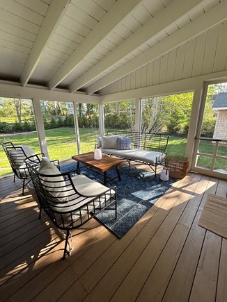 Vineyard Haven Martha's Vineyard vacation rental - Outdoor fun awaits on this large screened porch