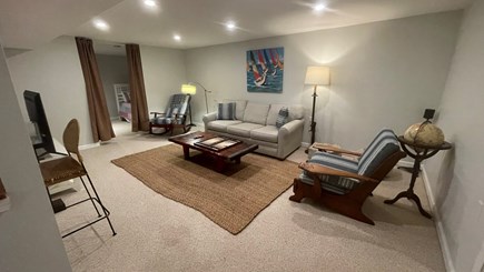 Edgartown Martha's Vineyard vacation rental - Basement Family Room