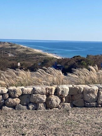 Aquinnah Martha's Vineyard vacation rental - Views from the cliffs down over private Philbin South Shore Beach