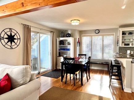 Edgartown Martha's Vineyard vacation rental - Dining area and doors out to patio