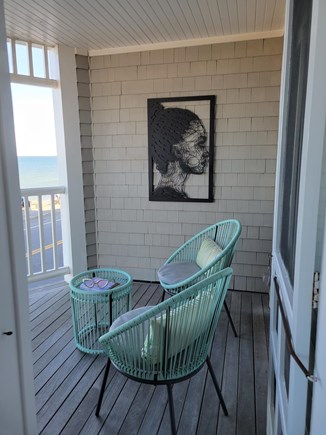 Oak Bluffs Martha's Vineyard vacation rental - Porch faces the ocean