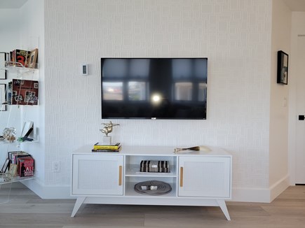 Oak Bluffs Martha's Vineyard vacation rental - Living room TV . There is a TV in each bedroom