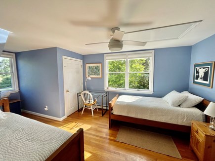 Edgartown Martha's Vineyard vacation rental - Spacious room with two twins on second floor.