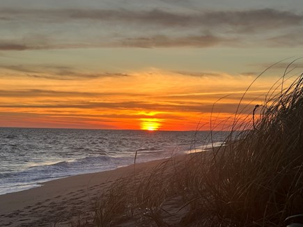Edgartown Martha's Vineyard vacation rental - South Beach at sunset. 2.4 mile bike or walk along bike path.