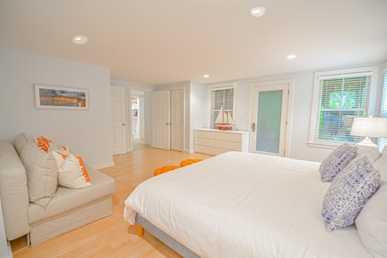 Edgartown Martha's Vineyard vacation rental - Bedroom #3 - King Bed - Lower Level