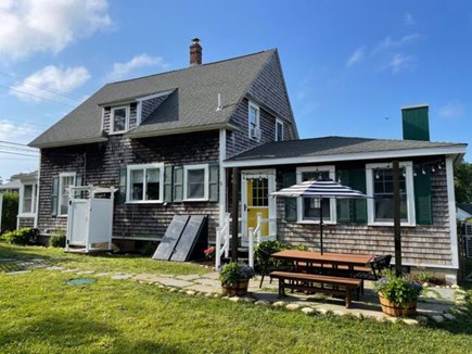VIneyard Haven  Martha's Vineyard vacation rental - Outdoor shower along with peaceful lighted outdoor seating area!