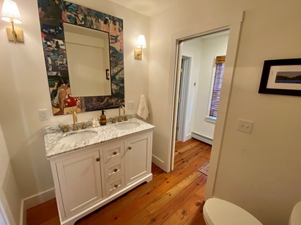 Vineyard Haven Martha's Vineyard vacation rental - 1st floor bath is accessed off the living room hallway or bedroom