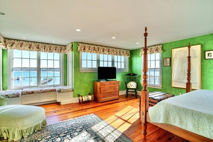 Edgartown Village Martha's Vineyard vacation rental - Primary King Bedroom With Ocean View
