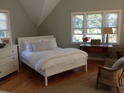 Edgartown Martha's Vineyard vacation rental - 2nd queen bed in Guest house on 2nd floor (twin not shown)