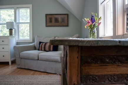 Edgartown Martha's Vineyard vacation rental - Sofa to relax on - second floor of Guest House